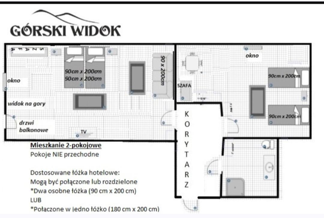 Gorski Widok Karpacz Apartamenty I Pokoje- Salon Kominkowy Екстериор снимка